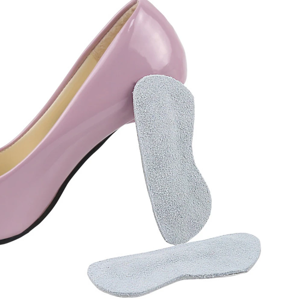 

Heel Insoles Cushion Pads With Adhesive Backing Anti-Slip Heel Liners Inserts For High Heels Shoes Grey