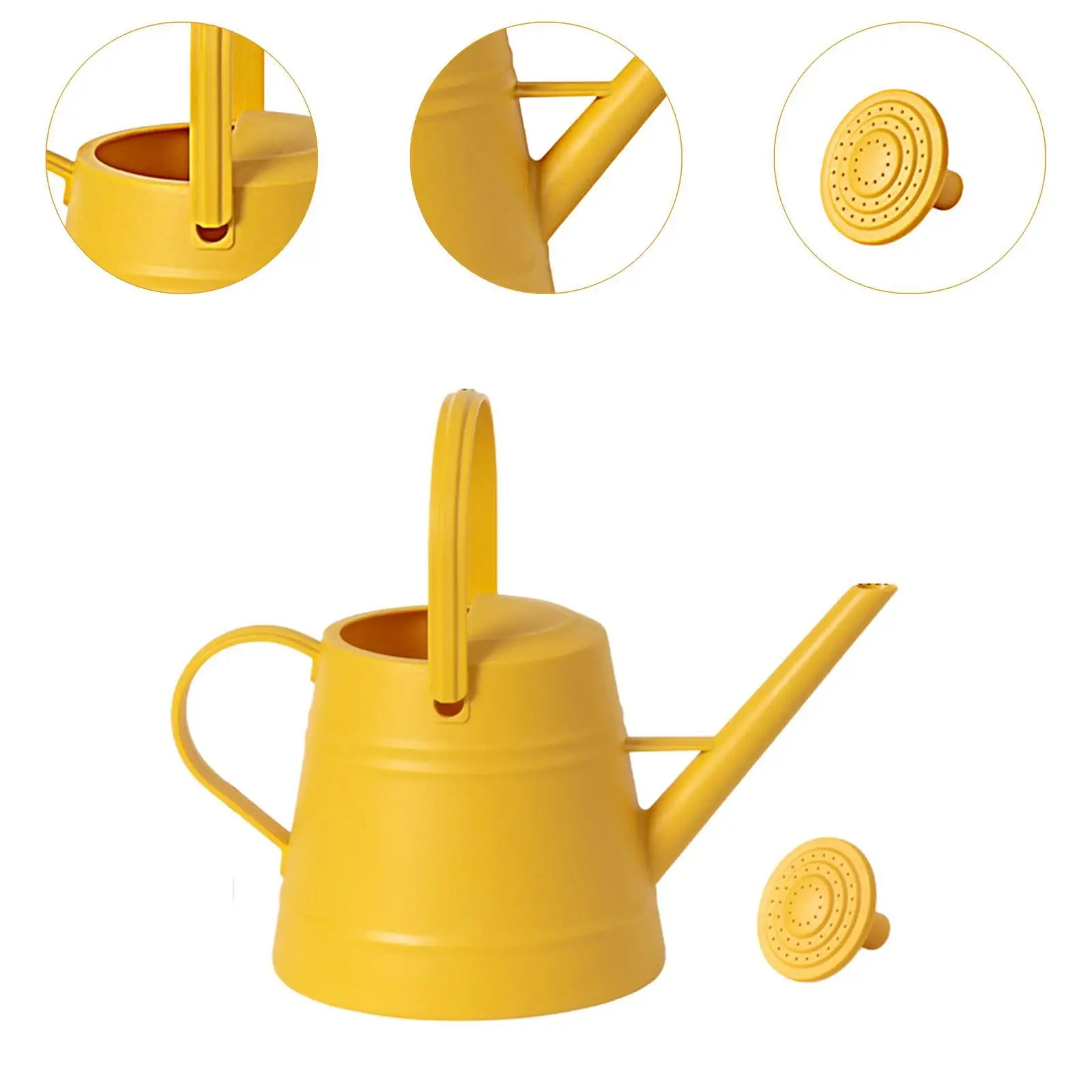 Konewka z długim dzióbkiem do pielęgnacji roślin, z odłączanym rozpylaczem, narzędzie ogrodnicze