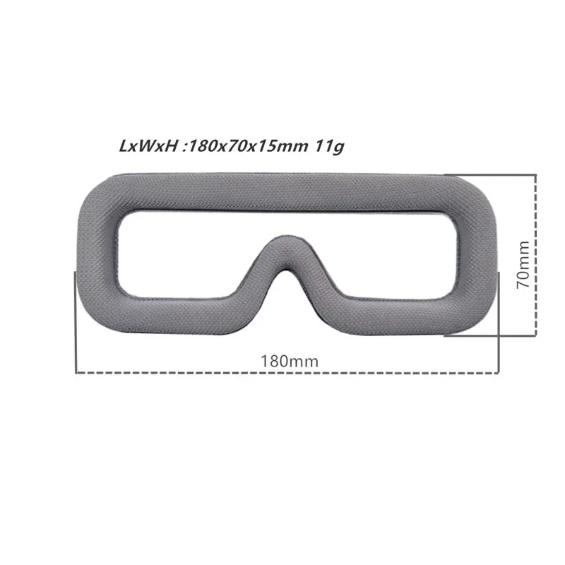 FPV-Brille, Schwammpolster, Anti-Licht-Leckage-Frontplatte für SKYZONE 04X 04L 03 02