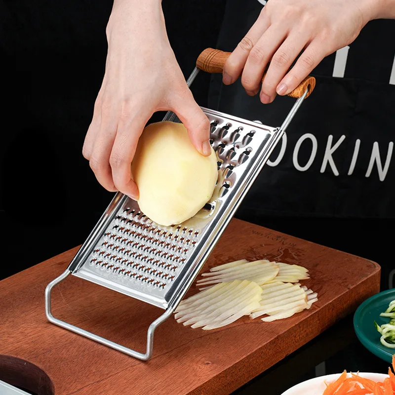 Vegetable Slicer Cheese Grater Handheld Stainless Steel Garlic Lemon Grater Fruit Potato Carrot Chopper Kitchen Gadget