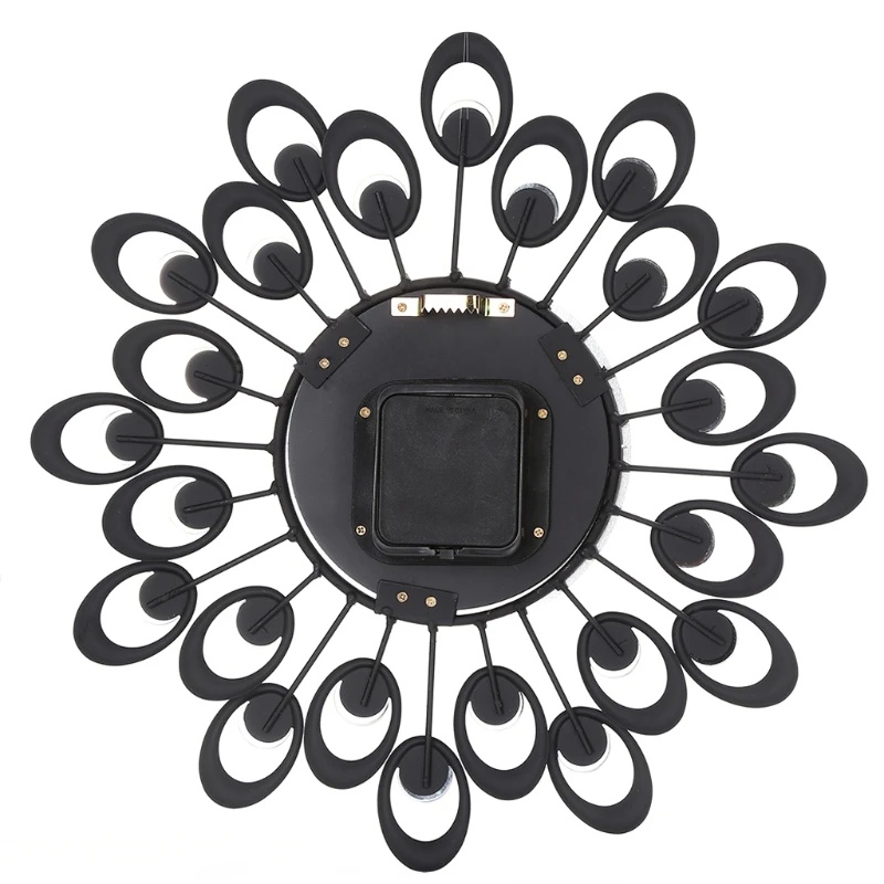 Modern Metal Wall Clock Diamond for Rhinestone Iron Art Silent Room Home Office Drop Shipping