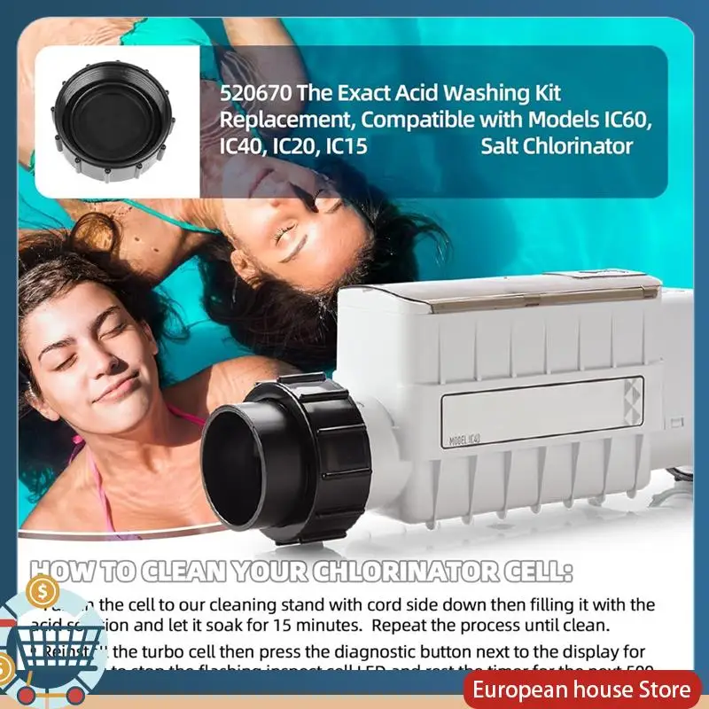 ABFA Replacement 520670 For Pentair Intellichlor Salt Chlorinator Sanitizer Acid Washing Kit