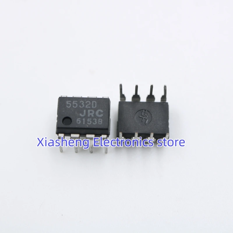 

100% New and Original 10Pcs NJM5532D JRC5532DD DIP-8 Fever Dual Operational Amplifier Chip IC Integrated Circuit Good Quality