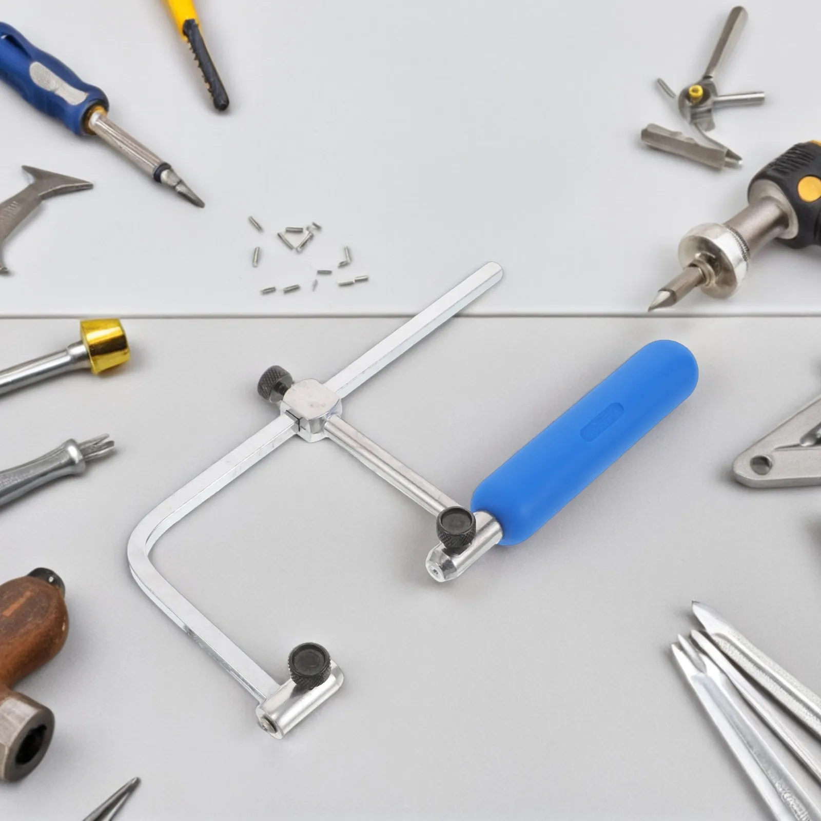 Jewelry Making Bow Saw U-Shaped Hacksaw Ergonomic Handle Precise Cutting Tool for Jewelers Ring Maker Woodworking Craft Saw