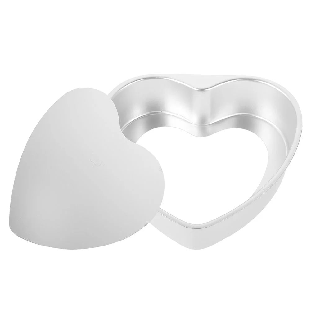 Heart Shaped Live Bottom Cake Mold Baking Tool Pans Molds for Shapes Mold/cake Small Aluminum Alloy