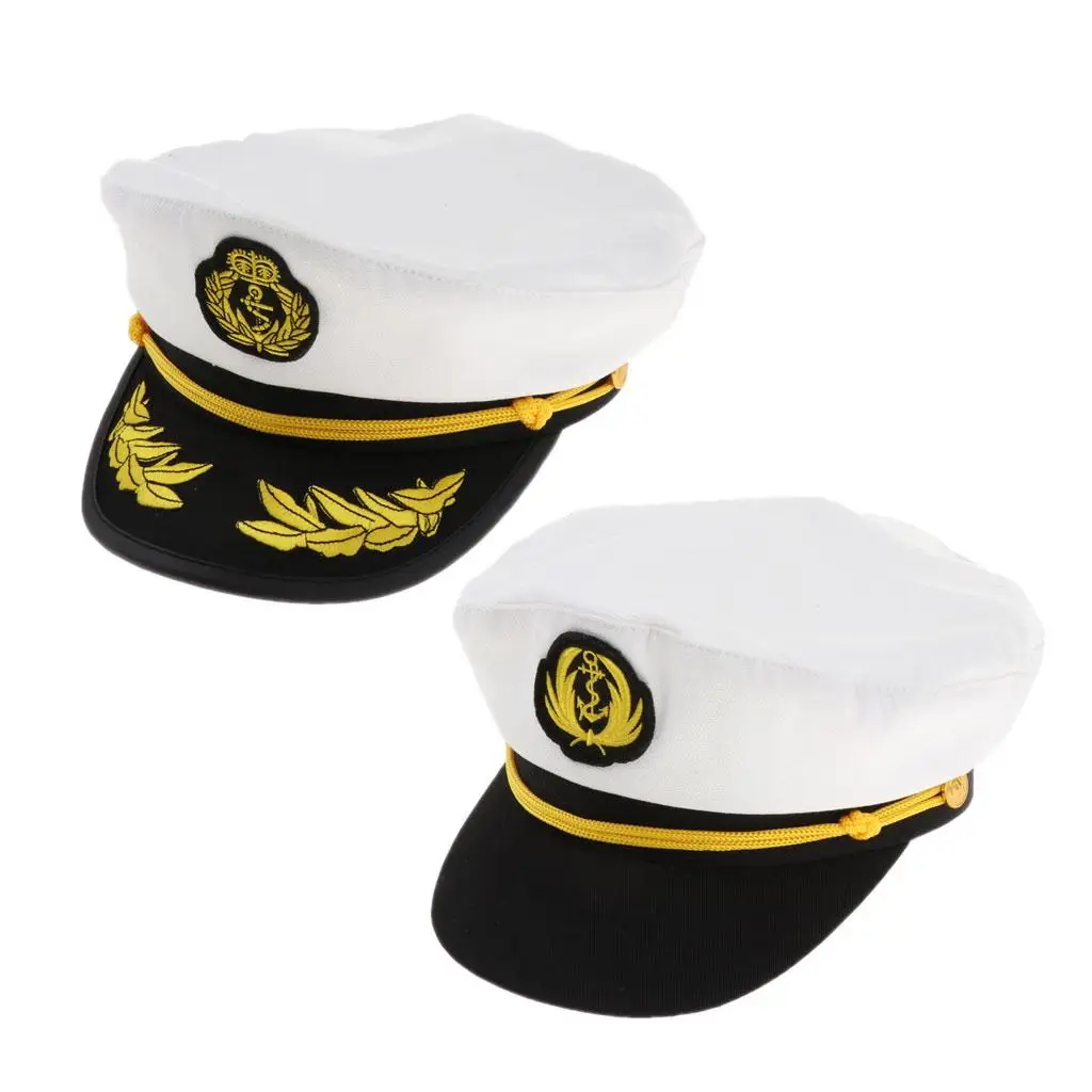 Navy Pilots Hat Cap Nautical Airplane Sea Sailor Costume Hat