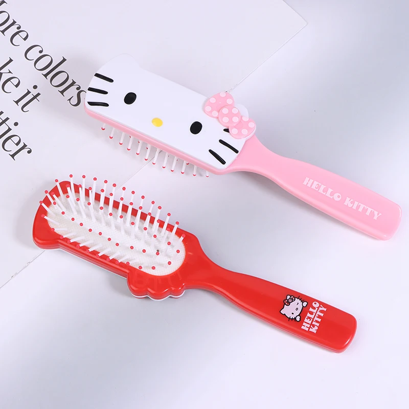 Anime Air Cushion Comb para Crianças, Cabelo Comprido Kawaii, Cabelo Portátil Rosa, Presentes para Meninas