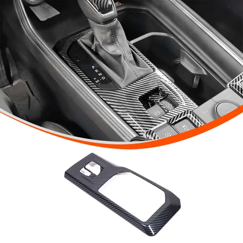 

For Toyota Grand Highlander 2024-2025 ABS Carbon Fiber Car Gear Shift Panel Frame Cover Trim Interior Car Accessories