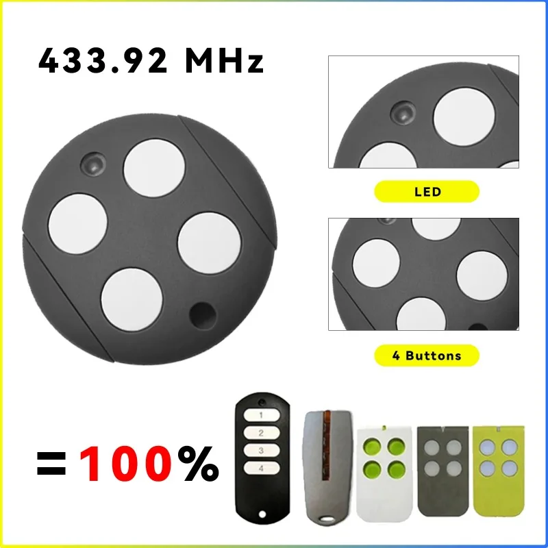 1PCS MHOUSE GTX4 433.92 MHz Copy Remote Controller Duplicator TX3 TX4 GTX4C MT4 MT4V MT4G Car Home Garage Door Gate Accessories