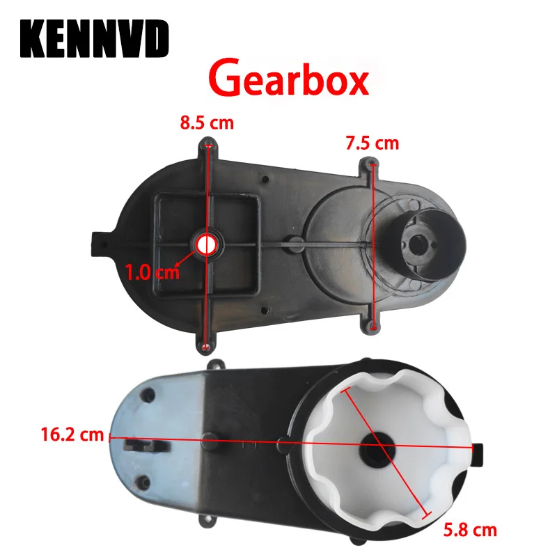 1PCS Children\'s Electric Car Gearbox without Motor,This Gearbox can be Adapted to Install RS550, RS570, RS555 Motors