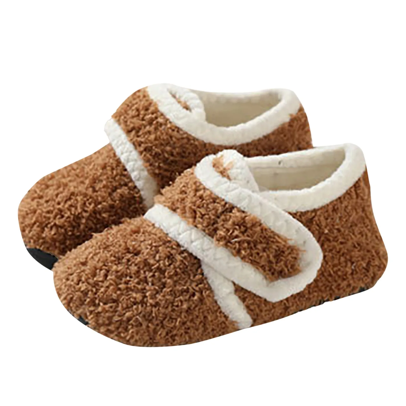 

Fluffy Children Floor Slippers Kids Cute Home Non Slip plush Cotton Colorful Slippers Cute Plush Fluffy Indoor Home Floor Shoes