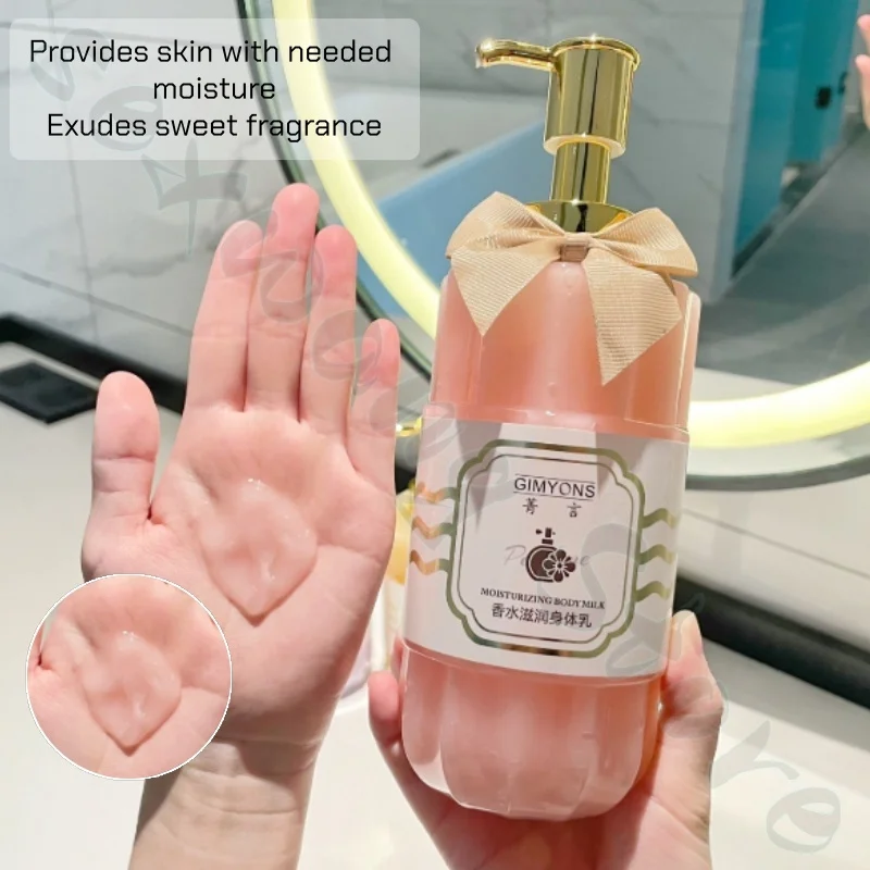 500ML large capacity body lotion, hydrating and moisturizing, improving dry and rough chicken skin, refreshing and non-sticky