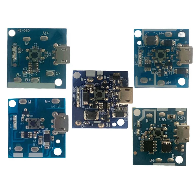 10Pcs/Set Multifunction Portable Handheld Fan Motherboard USB Mini Fan PCBA Mini Fan Control Board,D