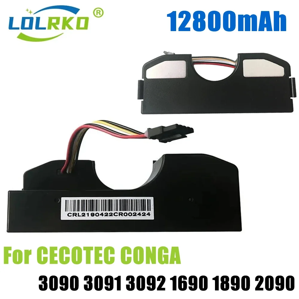 

CECOTEC CONGA 3090 3091 3092 1690 1890 2090 Robot Vacuum Cleaner Battery Pack Replacement Accessories 14.4 Volts 12800 MAh