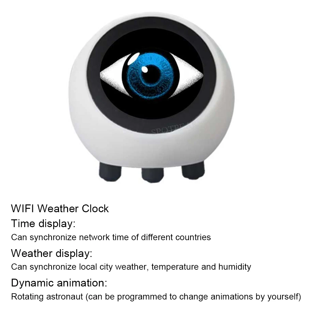 DeepSeek AI Voice Chat Robot Ball ESP32-S3 1.28inch LCD N16R8 Development Board Home Assistant Wifi Weather Clock For XiaoZhi
