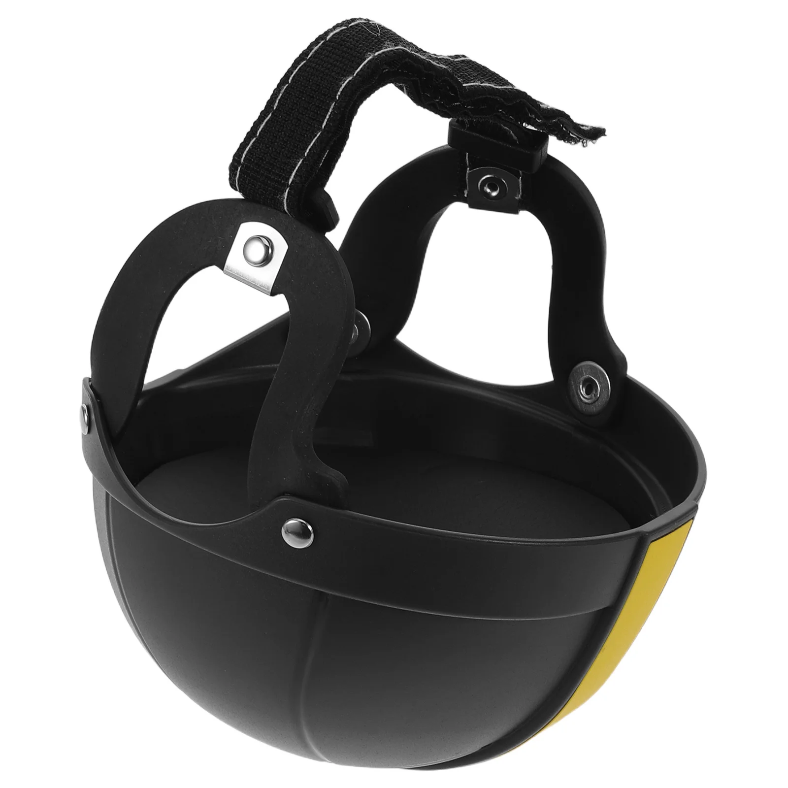 

Pet Motorcycle Adjustable Strap Hard Safety Hat Ear Holes Inner Liner Small Medium Dogs Cats Riding Biking Gear