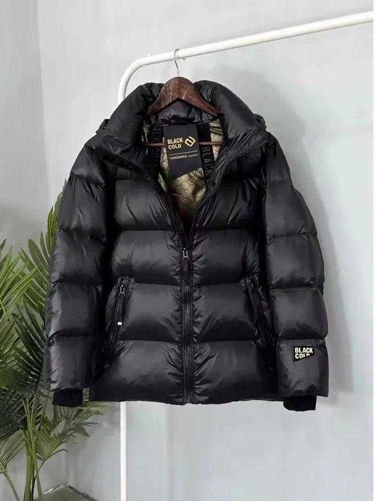 Winter Thickened Cotton Jacket Women's Padded Coat Ultra-Thick down Cotton Puffer Hooded Zipper Closure Long Sleeve Loose Fit