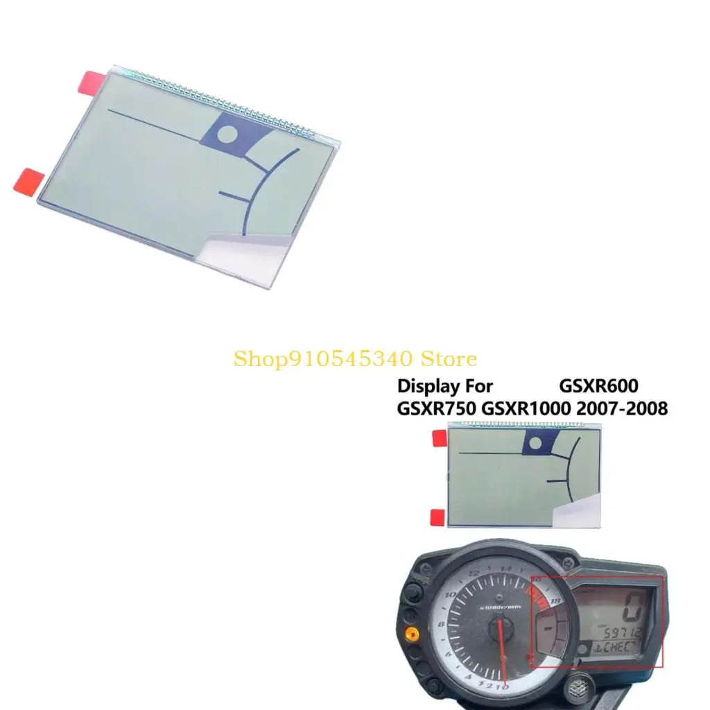 U2JA Dashboard LCD Display Panel for GSXR1000 K8, Motorcycle Instrument Screen for Display Repair, Cluster Service, and Daily