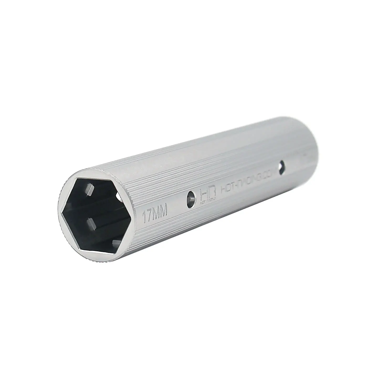HR 100mm Double-Head Wheel Hub Wrench (17mm Splined/Standard Hex, Quick-Release Design)