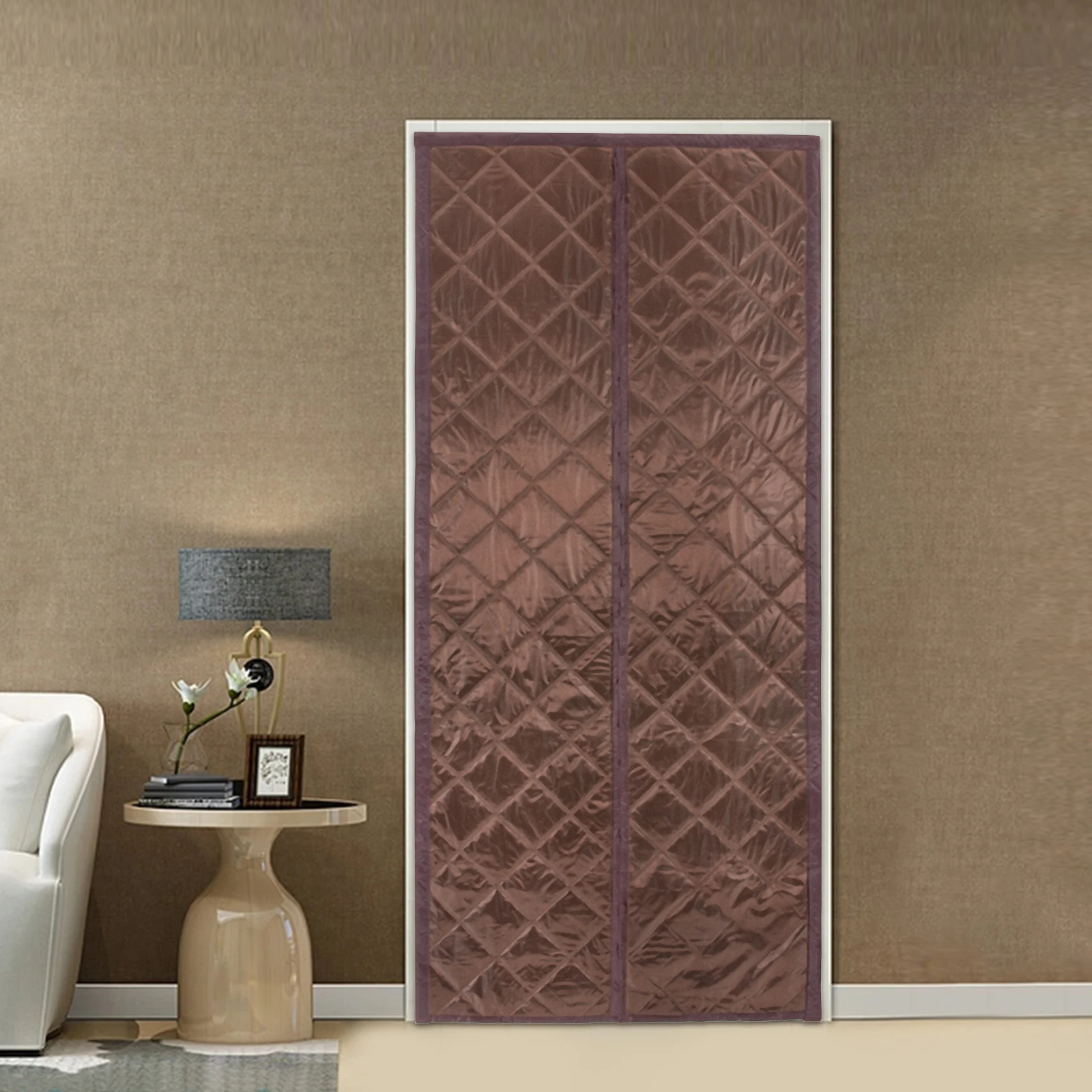 Door Curtain, Waterproof, Magnetic Closure, Insulating, UV-Resistant, Easy Install