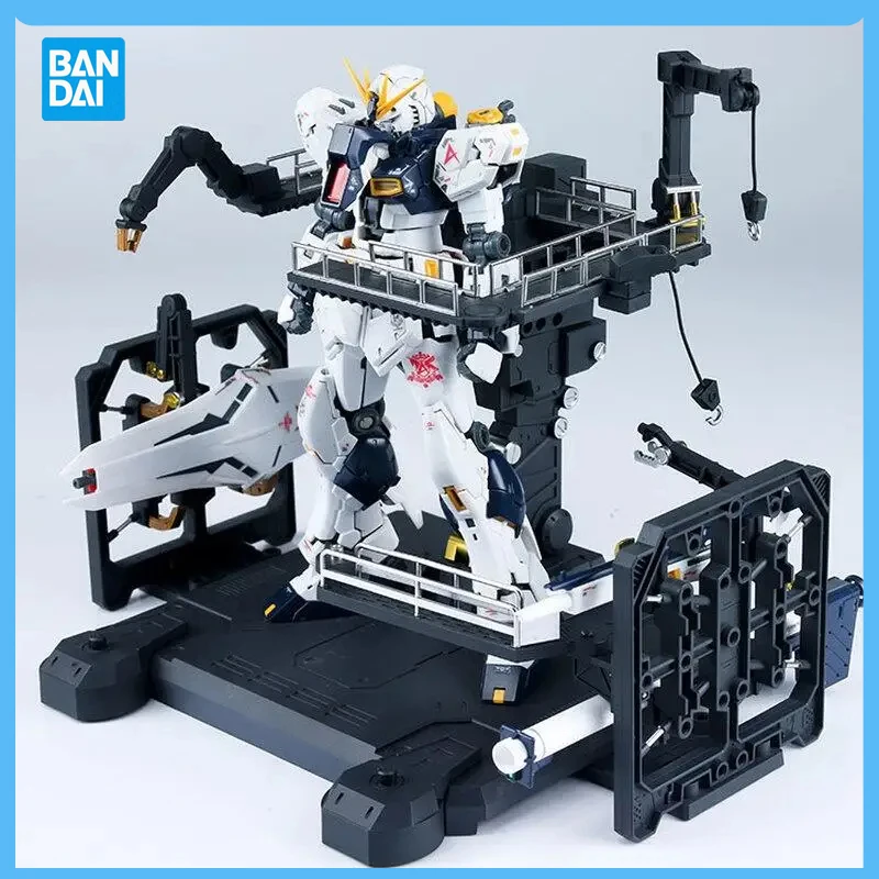 Original Gundam 1/144 Universal Platform Hangar Garage Gundam Model Kit Anime Figure Stand Showcase Action Figure Toys For Boys