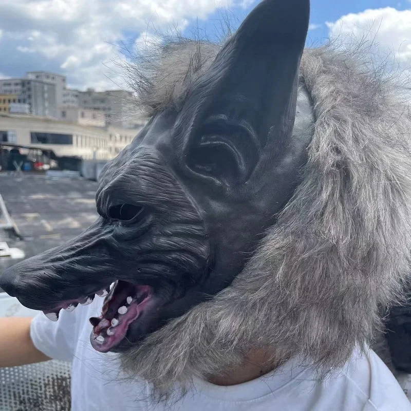 Horror Weerwolf Kostuums Halloween Cosplay Wolf Masker Weerwolf Klauwen Set Handschoenen Terreur Rol Spelen Grap Rekwisieten Griezelig Wolf Hoofddeksel