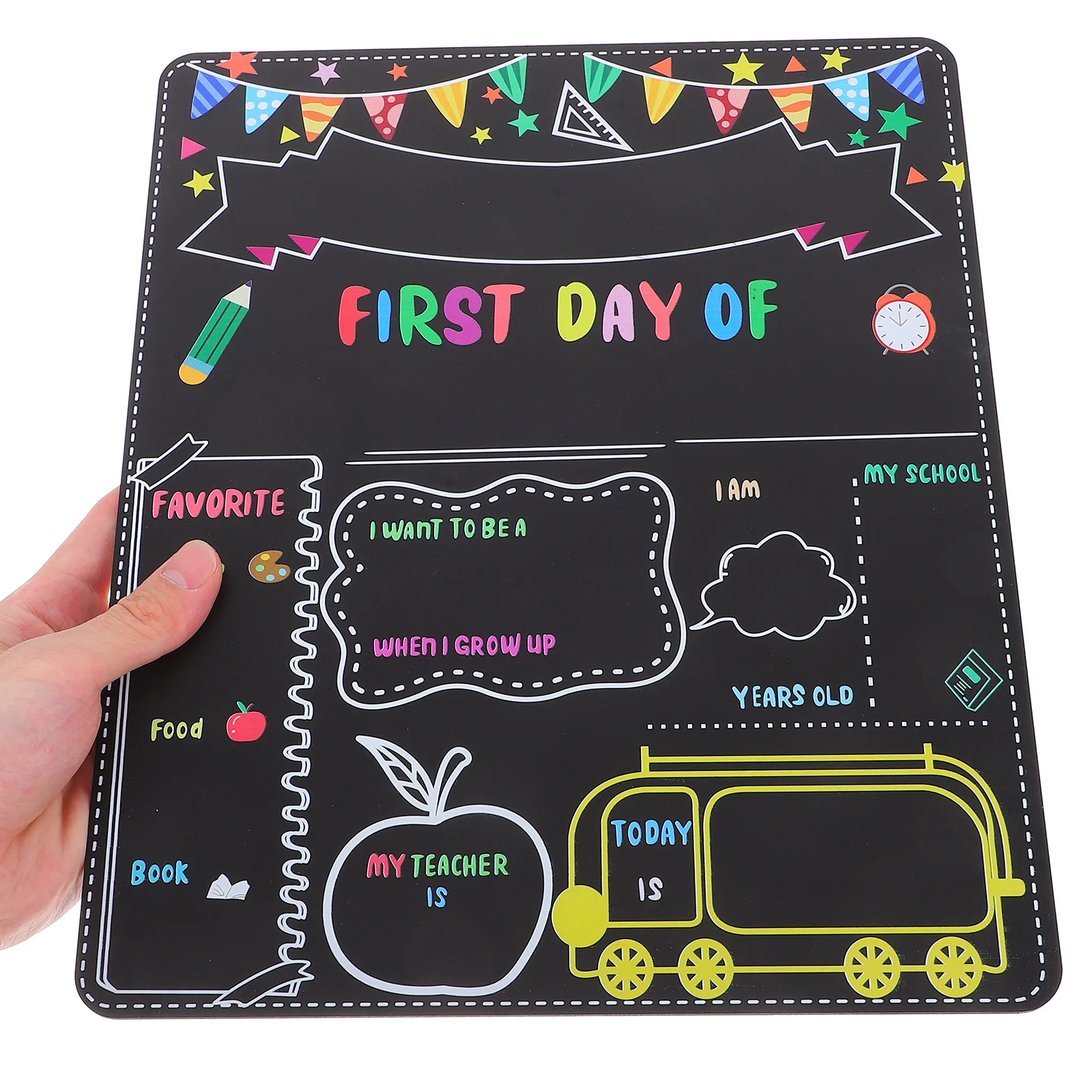 

First Double-sided Blackboard Decor Chalkboard Decoration Back Office