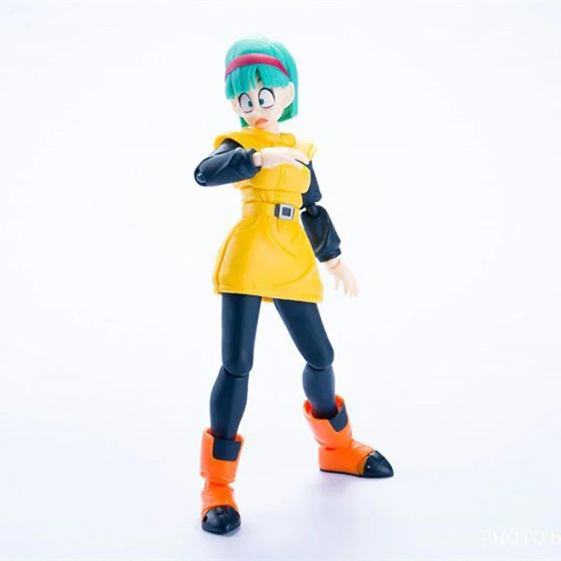 Bandai Genuine Original  SHF DRAGON BALL Z BULMA NAMEK TAMASHII NATIONS SHFIGUARTS      Anime Action Figures Toys For Boys Girl