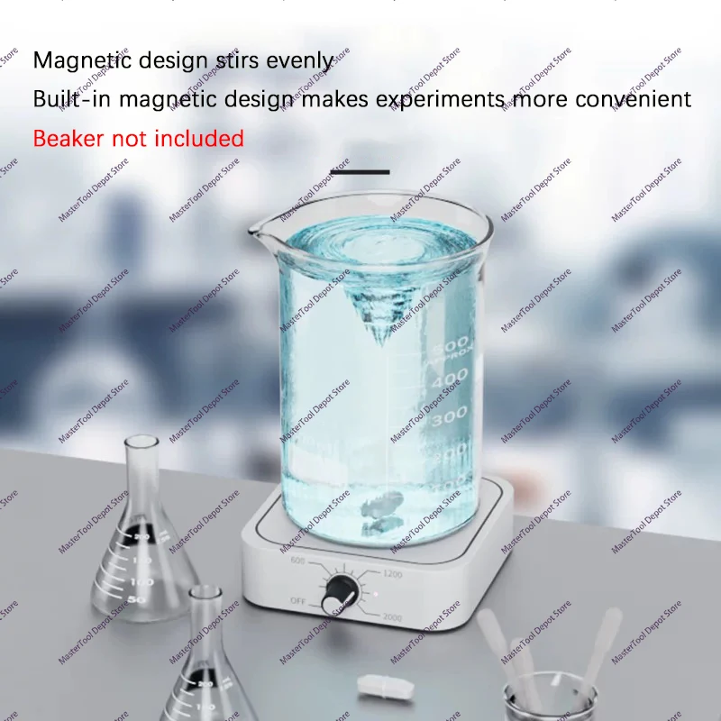 実験室用電気ミキサー機械式液体混合ミニ小型磁気ベルト無段階速度-​-​-調整可能なミキサー