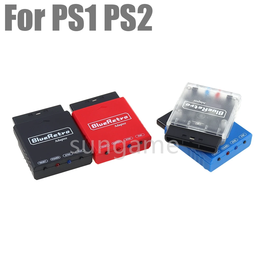 Convertitore adattatore compatibile Bluetooth per gamepad wireless da 1 set per console di gioco PS1/PS2