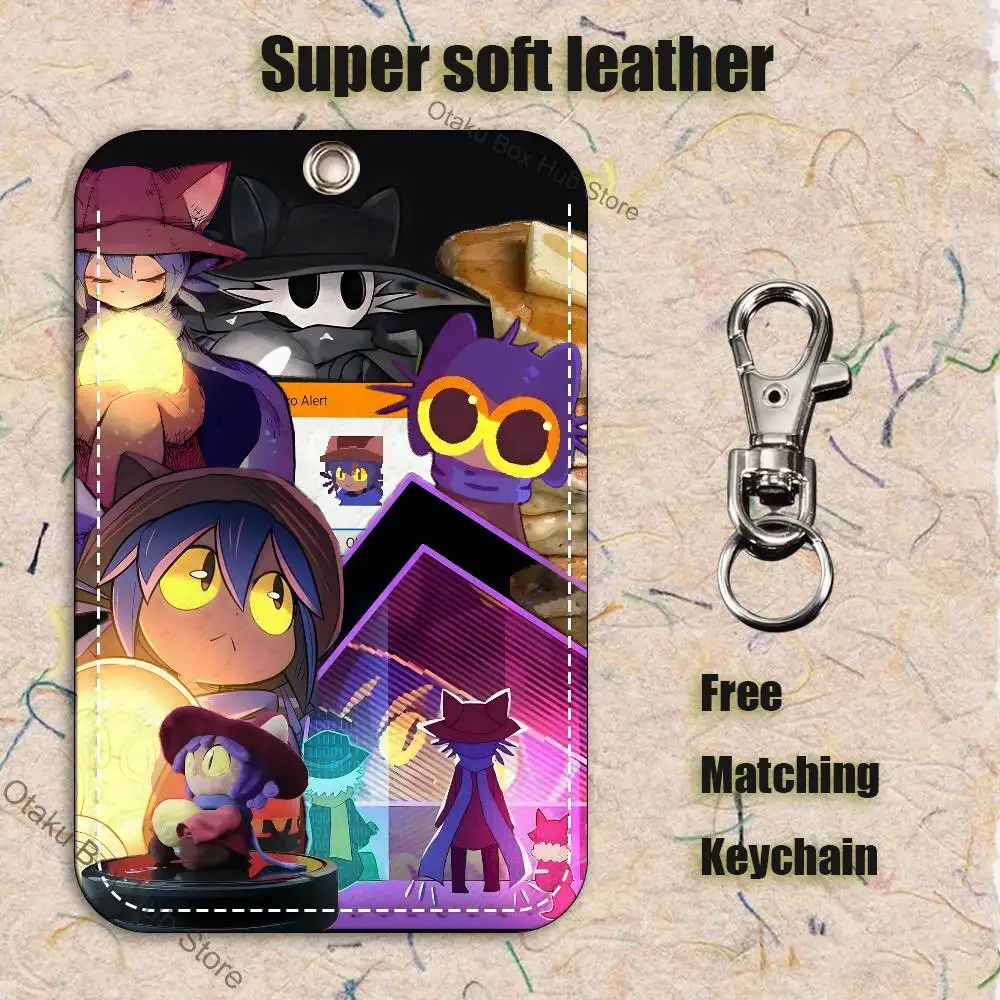 Anime N-Niko O-OneshotS Holder Keychain For Bank Business Work Card Holder Student Card Protective Case Bus Card view 2