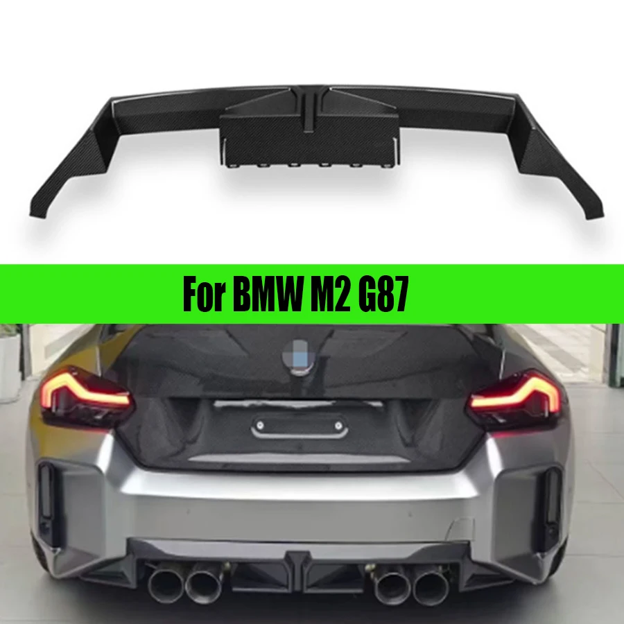Für BMW M2 G87 2020+ Carbonfaser-Hecklippe Auto-Heckstoßstangen-Diffusor Heckspoiler Hecklippe CS-Stil Autoteile