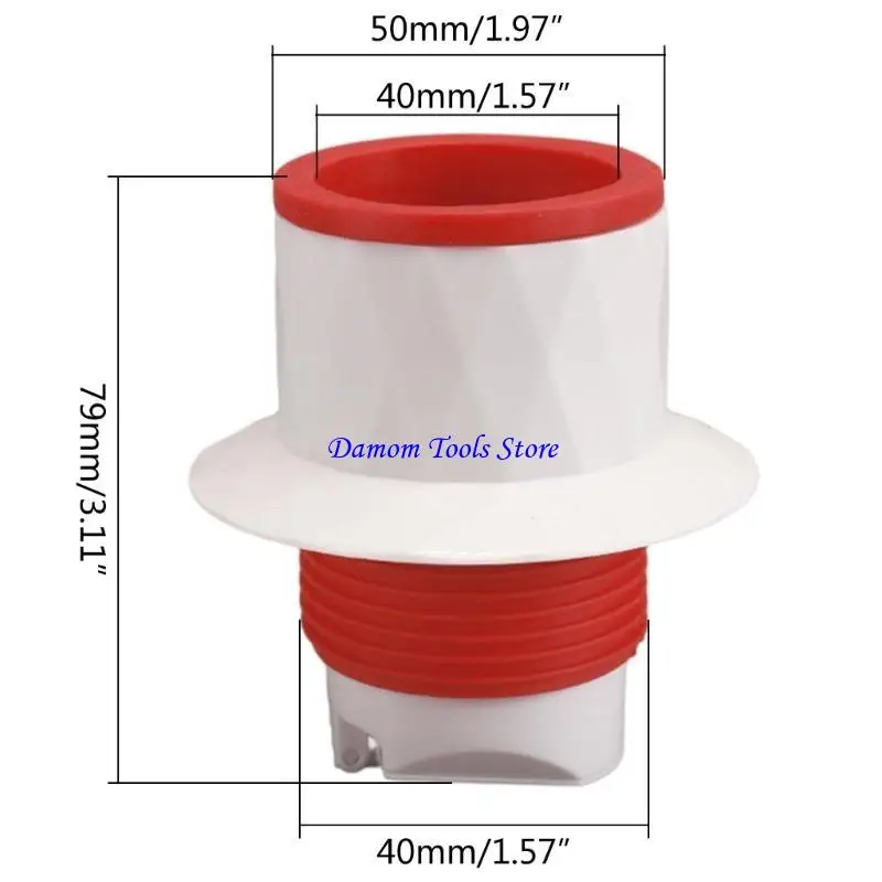 57BE Anti Odor Sewer Plug Multi Layer Locking Drain Plug 79mm  Suitable for Home Use