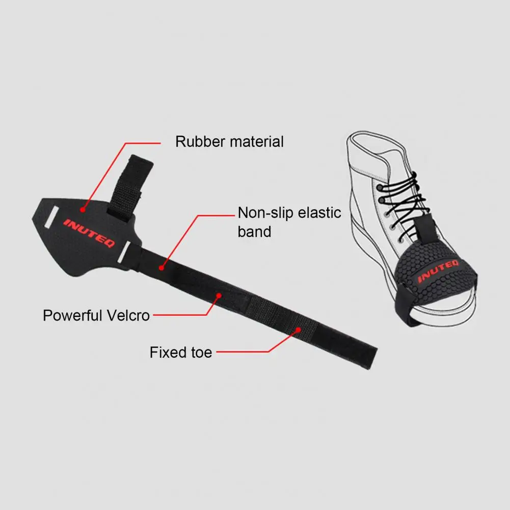1 قطعة أحذية عدم الانزلاق حامي المطاط دراجة نارية حذاء واقية والعتاد شيفتر الوسادة للدراجات النارية ركوب الدراجات الطريق سباق