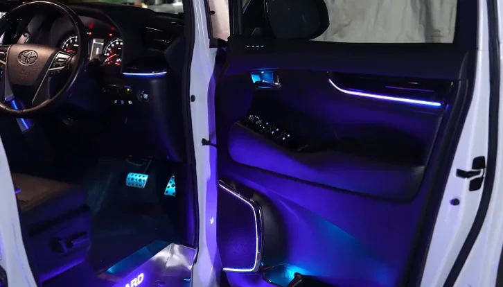 RHD LHD Business Van Interior Ambient Light 1:1 Original Mold High Bright Colorful 12V Auto Modified Lighting Accessories