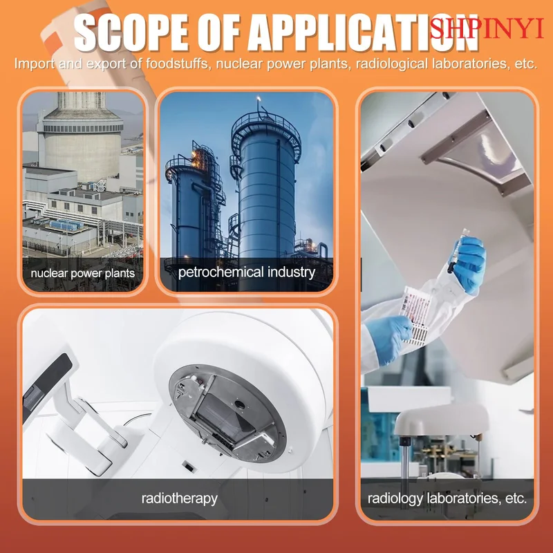 Radiation Dose Meter HFS-P3Portable Personal Xgamma  Nuclear Radiation Detectors  Personal Dosimeter Device Geiger Counter