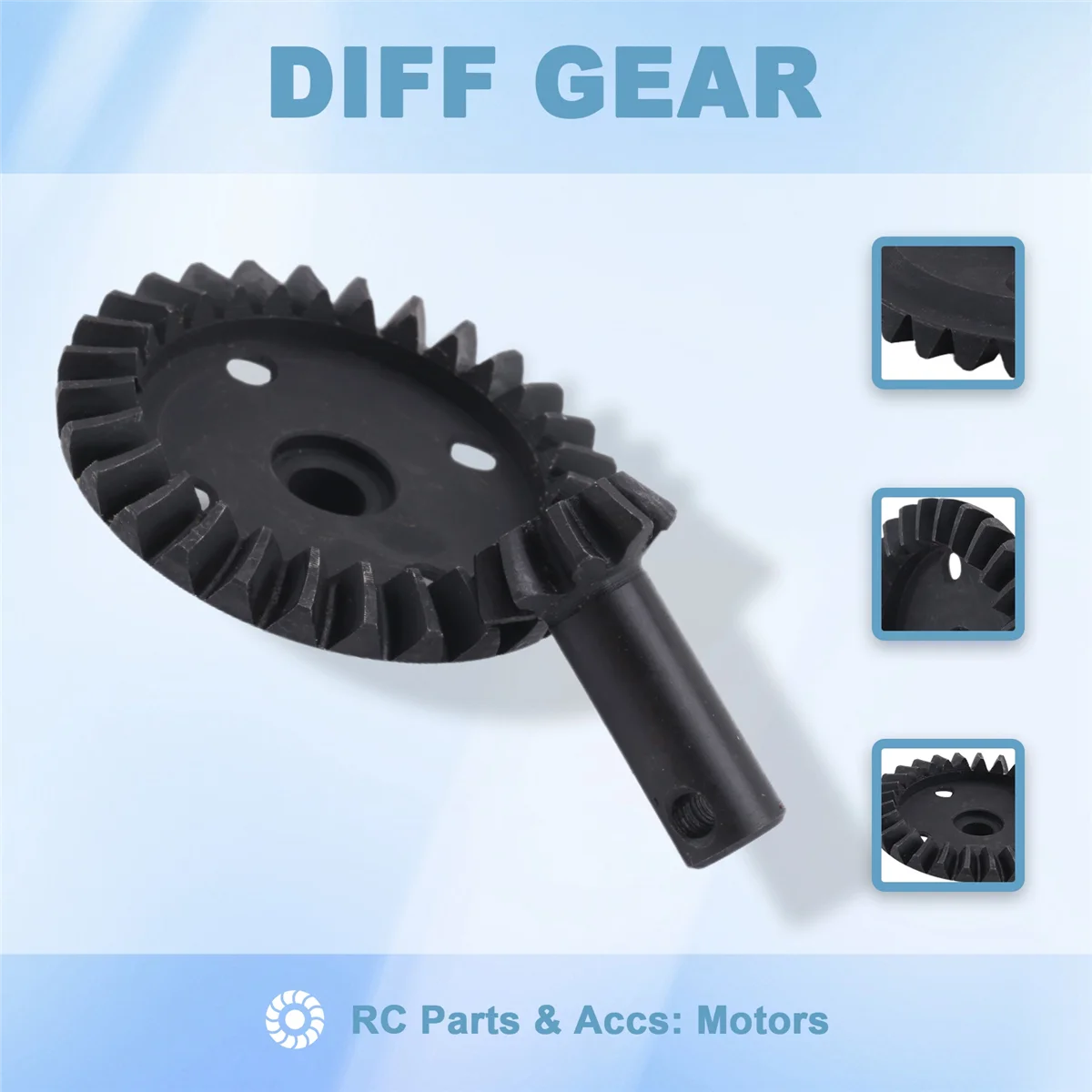 The New Drive Bevel Ggear Diff Gear Fit for 1/8 HPI Racing Savage XL FLUX Rovan TORLAND Monster Brushless Truck Parts