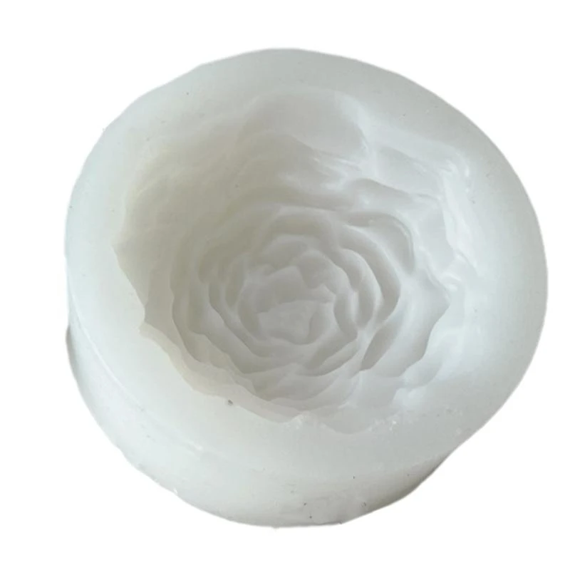 

91AC Peony Flower Mould Handmade Aroma Wax Soap Molds for Decoration