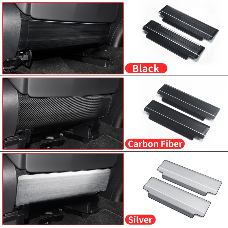 Suitable for Toyota Land Cruiser Lc300 Stainless Steel Seat Protection Kick Plate Modification, 2021-2023 Decorative Accessories