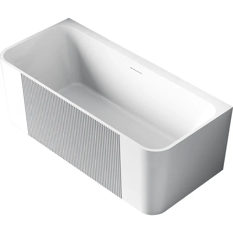 

Household modern simple small apartment acrylic bathtub hotel bathtub