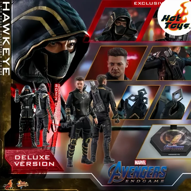 

In Stock New Hottoys MMS532 Avengers 4 HAWKEYE Deluxe Edition 1/6 Action Figure Toy Gift Model Collection Hobby Gifts