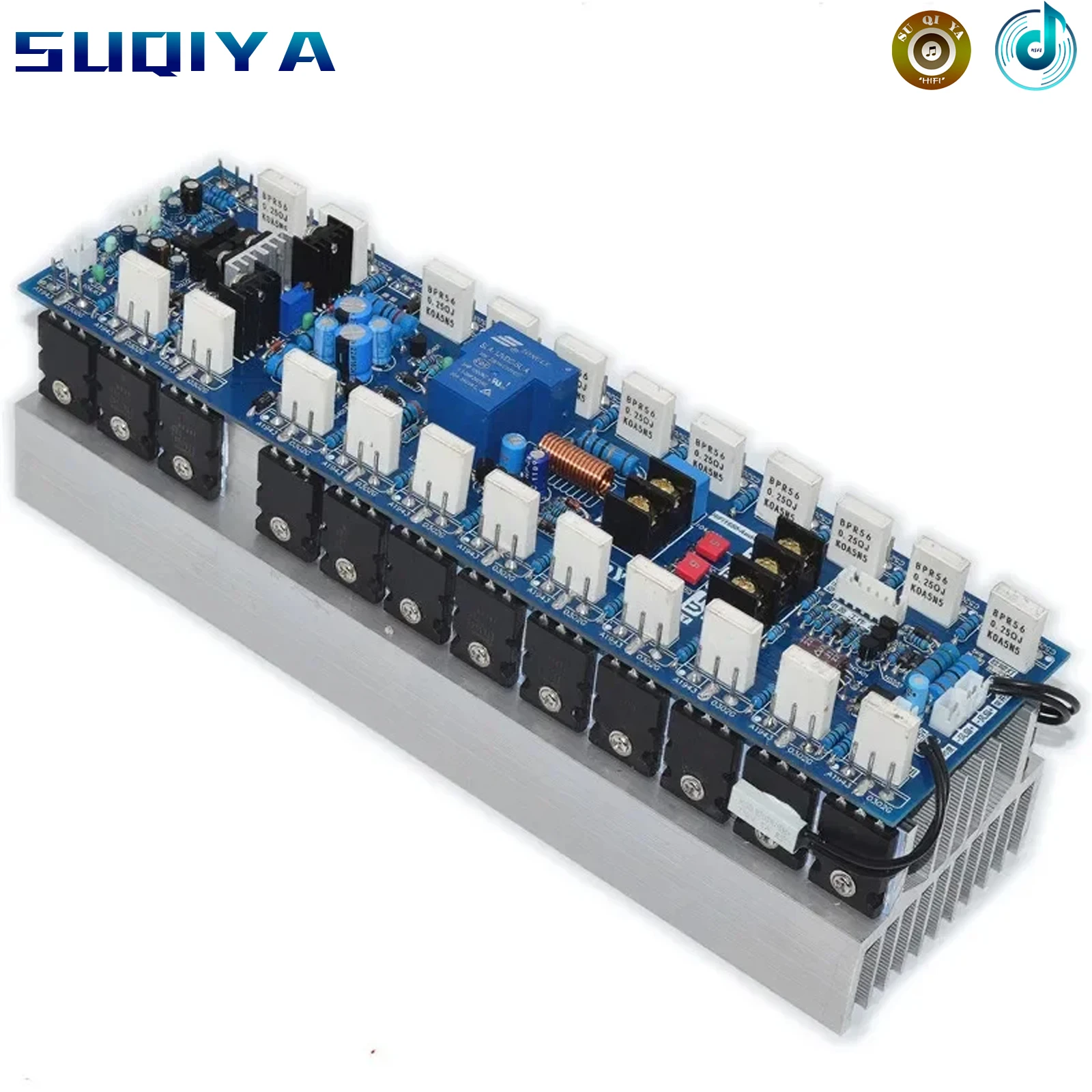 24 PCS C5200 A1943 Tube 1500W High-Power Mono Professional Stage Audio Amplifier Board