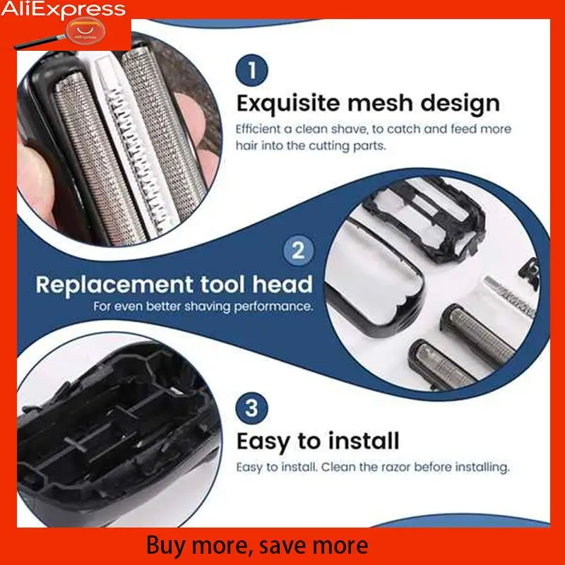 

A67Z 32B Replacement Shaver Head For Braun 3 Series000s 3010S 3020S 3030S 3040S Electric Shaver Foil & Cutters Accessories