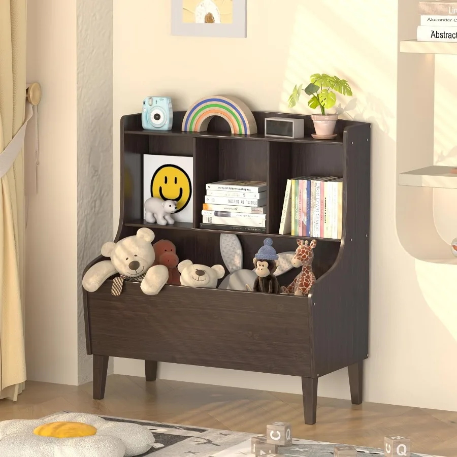 Bookshelf and Toy Storage Walnut