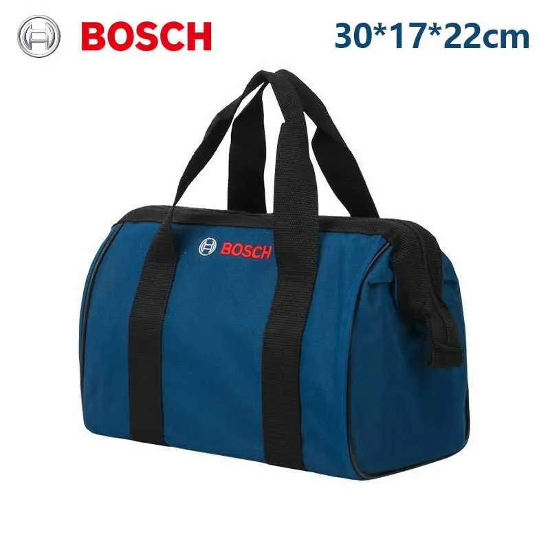 Bosch-bolsa de herramientas portátil multifunción para electricista, bolso grande grueso de lona para mantenimiento, resistente al desgaste, Original