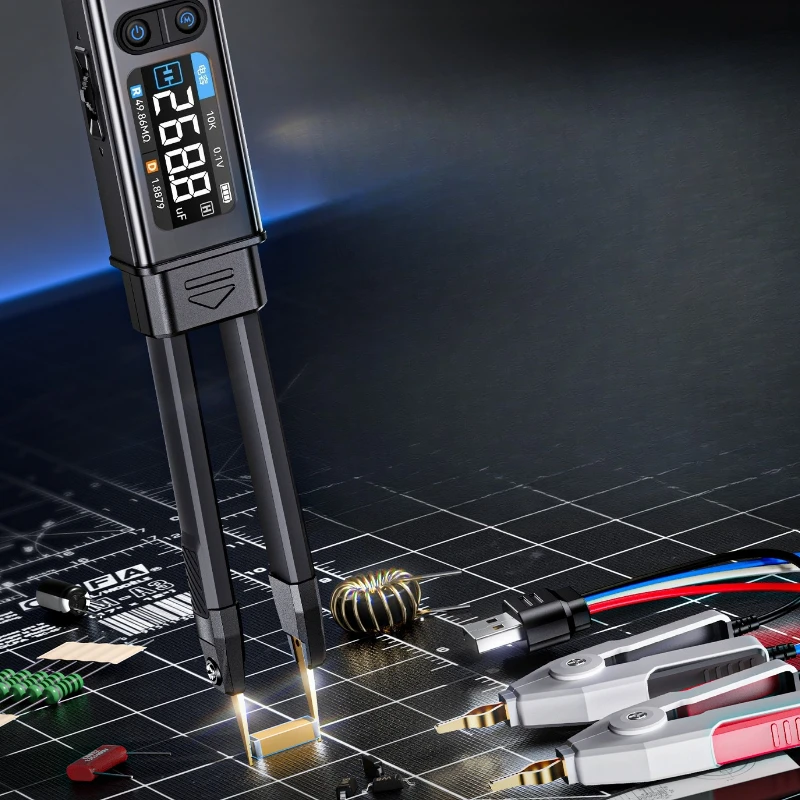 

Digital Bridge Tweezers LCR-ST2 High Precision Second Generation Handheld Component Tester