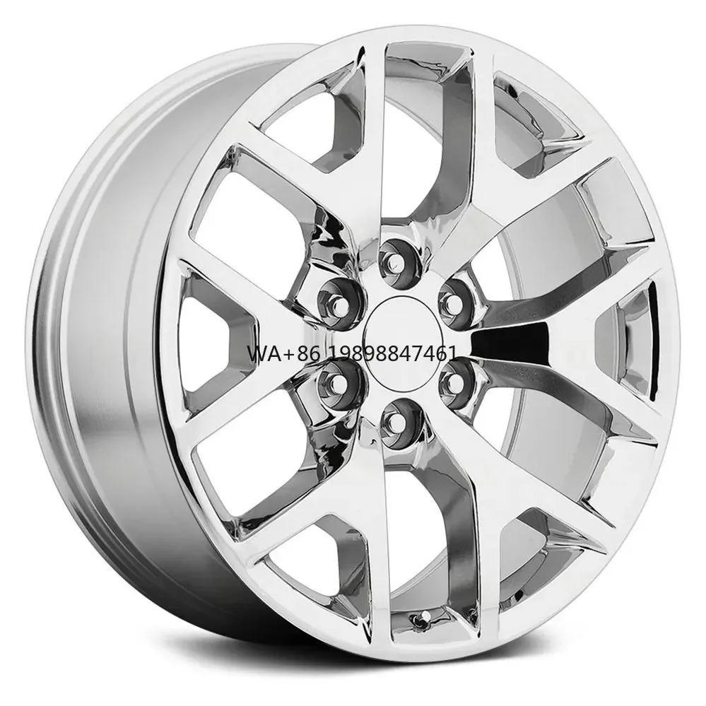 

Aluminium Alloy Forged Black Machined New Condition 18 Inch 22 Inch 25mm ET 6*139.7 PCD Wheels Rim for SIERRA