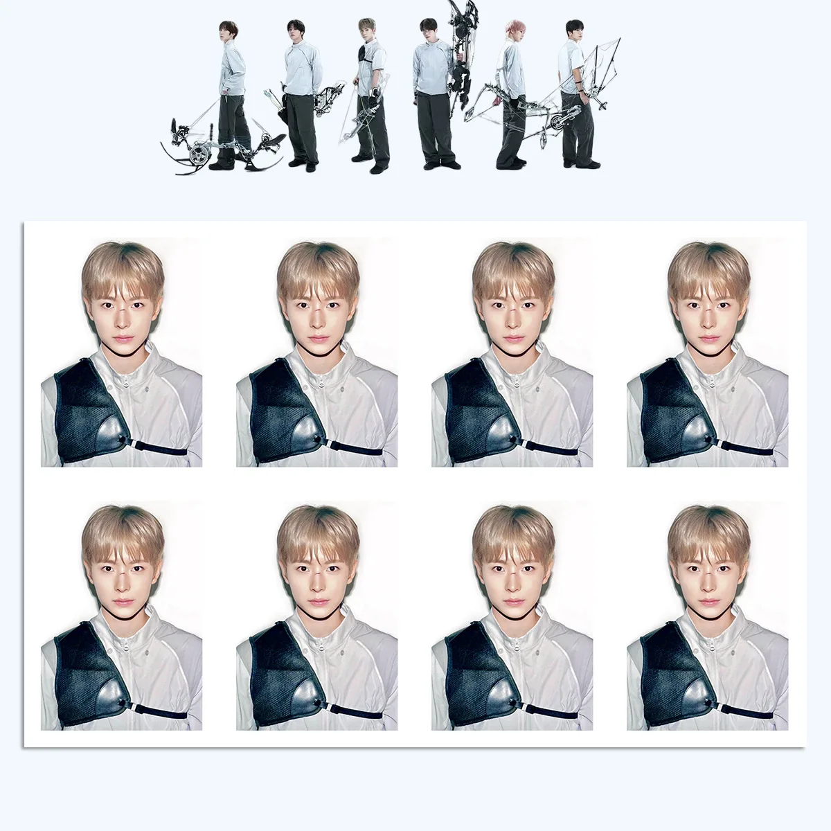 بطاقات صور Kpop N-Wish مقاس 1 بوصة بطاقات صور معرف SION RIKU YUSHI JAEHEE RYO SAKUYA بطاقات جمع المعجبين