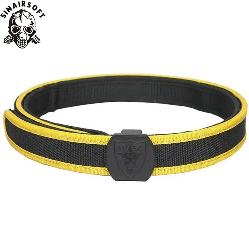 SINAIRSOFT Heavy Duty Training Nylon Waistband Adjustable Tactical IPSC Belt for Paintball Hunting Sports Airsoft Gear