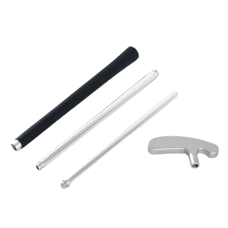 Portable Detachable Aluminum Alloy Golf Putter Set 3 Section Shaft Single Double Sided Head